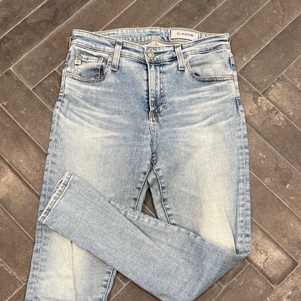 AG Adriano Goldschmied Light Wash Farrah Skinny Jeans- 27